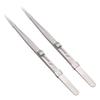 Angoily 2pcs Multifunctional Jewelry Tweezers Kit Steel Straight Tip Tweezers Lock Non-Slip for Manicure and Craft view 1