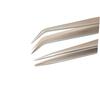 Angoily 2pcs Multifunctional Jewelry Tweezers Kit Steel Straight Tip Tweezers Lock Non-Slip for Manicure and Craft view 3