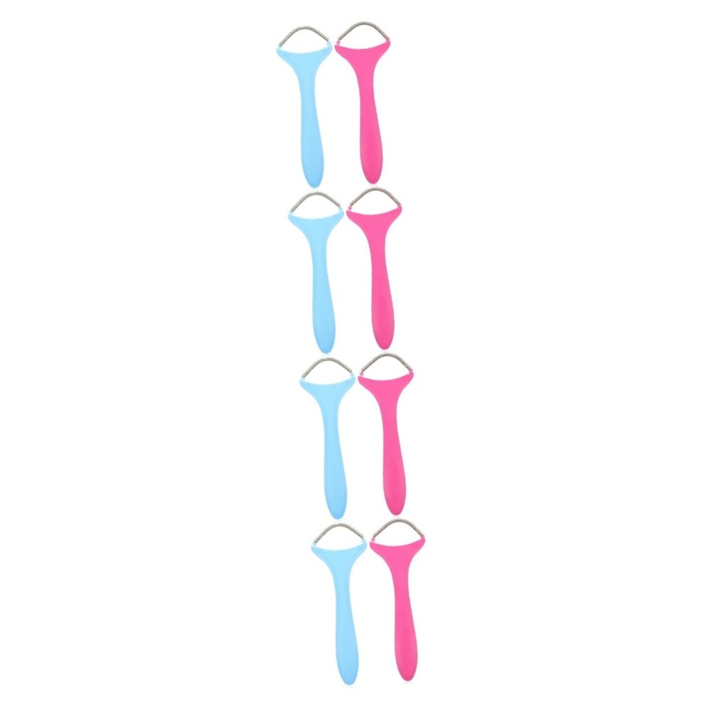 Angoily 8pcs Material Facial Hair Remover for Women Hair Removal Spring Portable Epilator Upper Lip Removal Tool