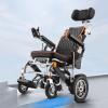 2 Pcs 8"x2" Wheelchair Detachable Front Wheels, 200x50 Pneumatic Tires Assembly, Aluminum Alloy Wheel with 5/16" (8 mm) Bearing for Electric Wheelchairs view 2