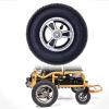 2 Pcs 8"x2" Wheelchair Detachable Front Wheels, 200x50 Pneumatic Tires Assembly, Aluminum Alloy Wheel with 5/16" (8 mm) Bearing for Electric Wheelchairs view 4