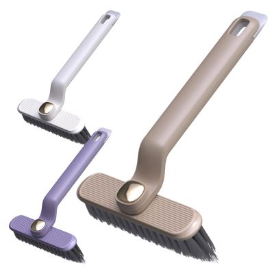 2-in-1 Multipurpose Cleaning Brush - Hard Bristle Crevice Brush, Multi-Angle Cleaning Tools Window Groove Brush With Rotating Head For Window Groove Tub Faucet Floor
