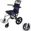 1 Pair 5/6/8 Inch Wheelchair Front Wheels Assembly for Disabled Old People, Solid Anti-Slip Replacement Wheelchair Wheels with 5/16" (8 mm) Bearing(6inch/15cm) view 2