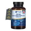 Bio Cultures Complex Probiotics and Prebiotics - 50 Billion CFU - 10 Live Bacteria Strains  Added with Inulin, L-Glutamine & Vitamin C - 60 Capsules | Advanced Probiotic for Women & Men by Prowise view 1