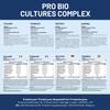 Bio Cultures Complex Probiotics and Prebiotics - 50 Billion CFU - 10 Live Bacteria Strains  Added with Inulin, L-Glutamine & Vitamin C - 60 Capsules | Advanced Probiotic for Women & Men by Prowise view 3