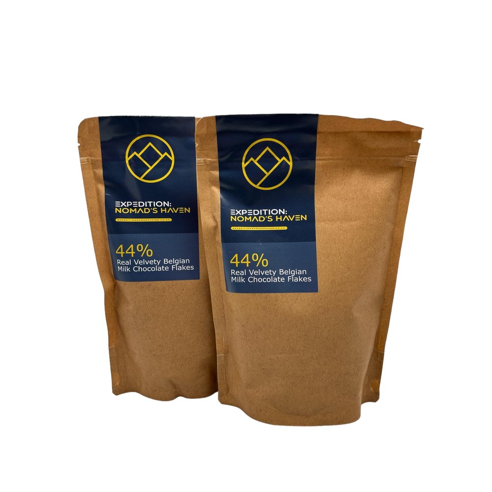 Luxury Hot Chocolate - Real 44% Belgian Milk Chocolate Flakes (500g)