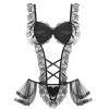 Sexy Lingerie for Women Naughty Role Playing Maid Outfit UK Spring,Sexy Lingerie Set Cosplay Bodysuit Sleepwear Fancy Dress Slutty Underwear Holiday's Day Costumes Teddy Babydolls Black view 3