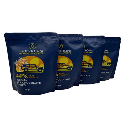 Luxury Hot Chocolate - Real 44% Belgian Milk Chocolate Flakes (1kg)