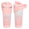 GraSky USB Rechargeable Electric Protein Shaker Bottle - Powerful 800ML, Vibrant Pink view 2