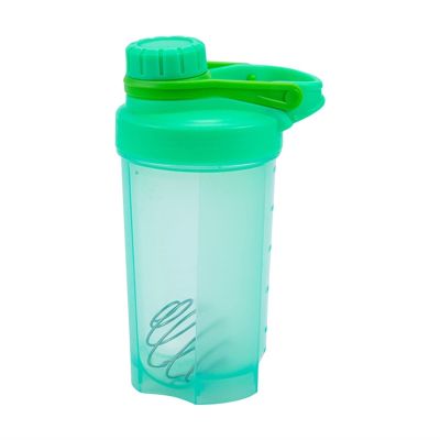 GraSky 500ml Portable Protein Blender Shaker Bottle - Leak-Proof, Ideal for Fitness, Gym, and Sports Shakes - Vibrant Green
