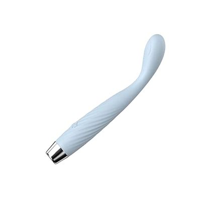 10 Modes Quiet Waterproof Bullet Massage Rod Powerful Mini Stick Portable Soft Ball for Women Pleasure, Handheld Travel Pocket Personal Bullet for Relax, Fast Delivery, Foot Massage Tool (Blue)