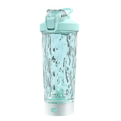 GraSky 700ml Rechargeable Electric Protein Shaker - Powerful Mixer for Fitness Enthusiasts, On-the-Go, and Office Use (Green)