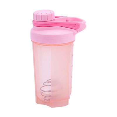 GraSky 500ml Pink Portable Protein Blender Shaker Bottle - Leak-Proof Water Bottle for Fitness, Gym, and Sports - Ideal for Workout Shakes