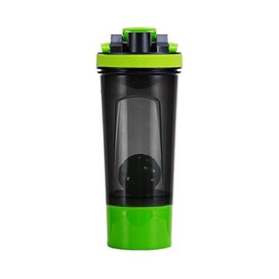 GraSky 700ml BPA-Free Plastic Whey Protein Shaker Bottle - Portable Gym Sports Water Bottle for Fitness Enthusiasts (Color: B)