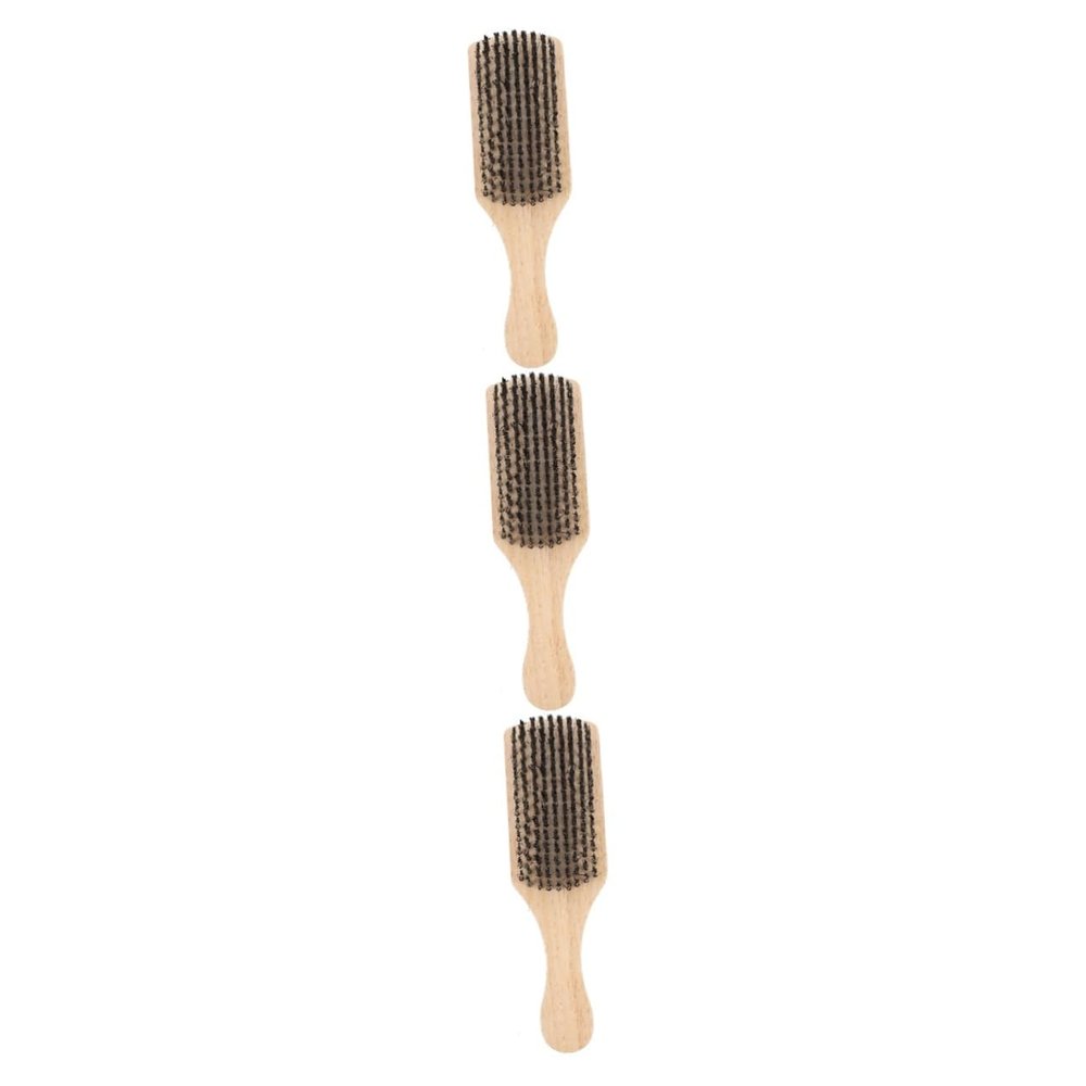 Mipcase 3pcs Multi-function Shredded Hair Brush for Barber Shop for Beard and Curly Hair Care