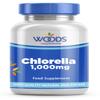 Chlorella 1,000mg (180 Tablets) from Woods Supplements | 1,000mg Chlorella per Tablet | Chlorella Contains Vitamins, Minerals, and Dietary Fibre | Suitable for Vegetarians & Vegans view 1