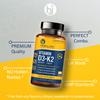 Vitamin D3 4000iu Plus Vitamin K2 100ug (MK7) 365 High Strength Vegetarian Tablets - 12 Months Supply - Easy to Swallow, for Immune System, Bone, Teeth and Muscle Function Support  Made in The UK view 3