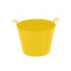 10 x Yellow Colour 42L Litre Large Flexi Tub Multi-Purpose Flexible Water Storage Container Toys Bucket Robust Polyethylene Flex Tub Trug Animal Feed Tub For Home Garden - MADE IN U.K view 3