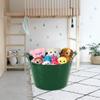 12 X DARK GREEN - 42 Litre Large Flexi Tub Multi-Purpose Water Storage Container/Toys Bucket/Animal Feed Tub Robust Polyethylene Flex Tub For Home Garden - MADE IN U.K view 4
