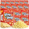 SOL 48pk Bulk Stop 'n' Pop Microwave Popcorn, Sweet Flavoured Pop Corn Kernels, Easy to Prepare, Ideal for Sharing Fun Moments at Home & Family Movie Nights (16 Boxes with 3 Bags Per Box) view 1