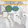 Pack of 9- Kitchen Rolls, 2 PLY Centrefeed Kitchen Towels, Embossed White Hand Napkins, 40GSM Kitchen Towel Paper, Wiping Napkin Roll, Strong & Durable Bulk Buy (Kitchen Roll, 300 Pulls/Sheets) view 3