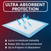 100 x Easy Care Solutions 60 x 60 cm ECO | Disposable Incontinence Bed Pads | High Absorbency Underpads, Bed Mats, Mattress Protectors, Incontinence Pads | 4 Packs of 25 view 2