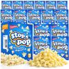 SOL 48pk Bulk Stop 'n' Pop Microwave Popcorn, Salted Flavoured Pop Corn Kernels, Easy to Prepare, Ideal for Sharing Fun Moments at Home & Family Movie Nights (16 Boxes with 3 Bags Per Box) view 1