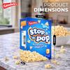 SOL 48pk Bulk Stop 'n' Pop Microwave Popcorn, Salted Flavoured Pop Corn Kernels, Easy to Prepare, Ideal for Sharing Fun Moments at Home & Family Movie Nights (16 Boxes with 3 Bags Per Box) view 2