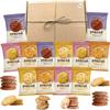 Border Biscuits Big Box Luxury British Hamper bundle 12 Twin packs (24 Single) Individually wrapped 4 Varieties Viennese Chocolate Golden Oat & Butterscotch perfect gifting for all occasions view 1