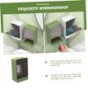 Zerodeko Dustproof Soap Box Wall Mounted for Bathroom Soap Holder Lid for Shower and Countertop Organization view 2