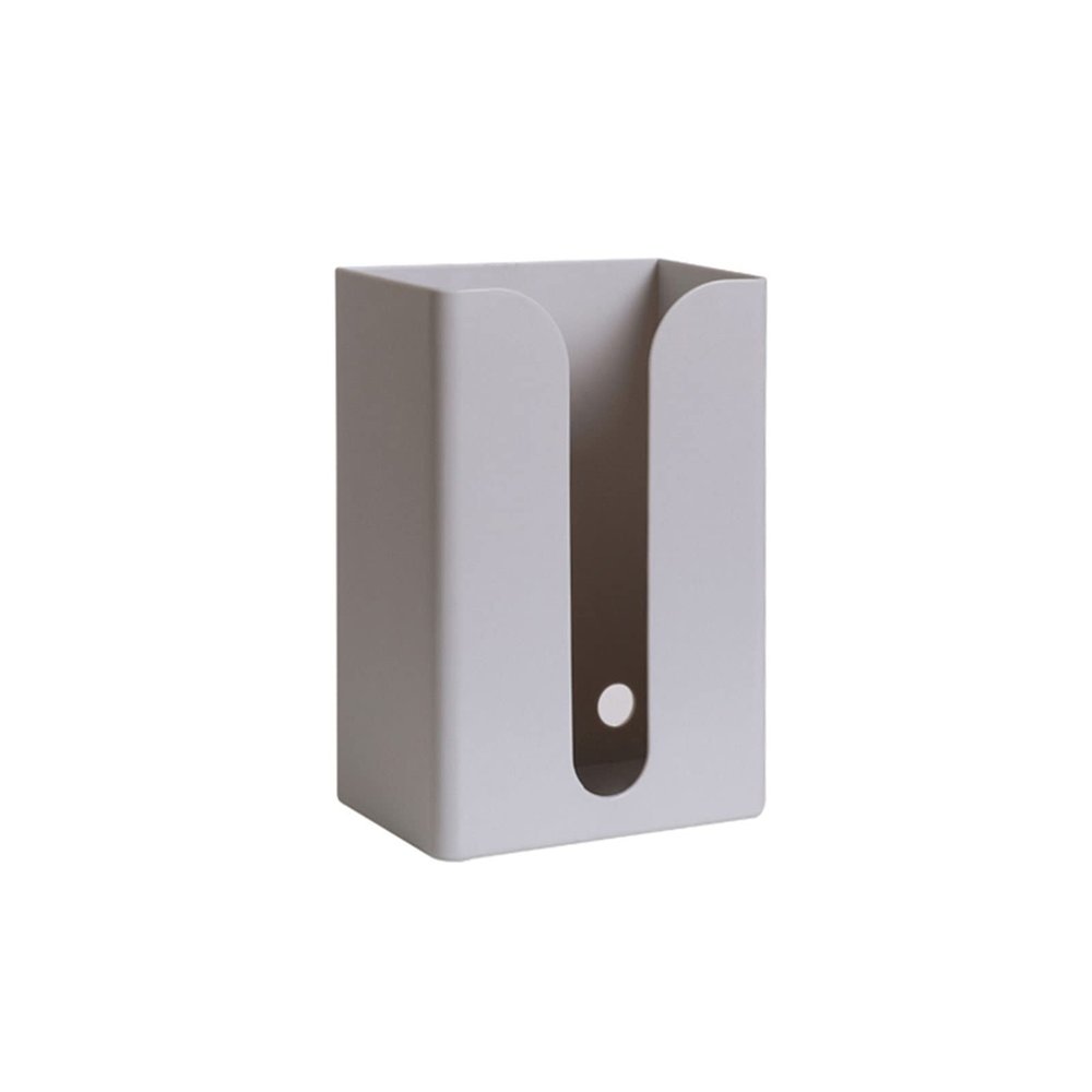 SwePer Tissue Holders Paper Towel Drawer, Kitchen, Living Room, Bathroom, Creative and Traceless Wall Mounted Upside Down Perforated Free Storage Box