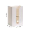 SwePer Tissue Holders Paper Towel Drawer, Kitchen, Living Room, Bathroom, Creative and Traceless Wall Mounted Upside Down Perforated Free Storage Box view 2