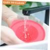 Angoily 400ml Silicone Wax Warmer Liner for Hair Removal Multi-Use Wax Melting Bowl for Beauty Treatments Pink Easy-Clean Pot view 3