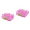Mobestech 2pcs Portable Case Compartments Double Layer Seal Storage Container Holder for Camping Travel Medicine Organiser for Pill Box Day Medication Organizer for Travel Pill Box view 1
