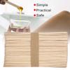 ANKROYU Wax Applicator Sticks, Wooden Epilation Wax Tool Hair, Wax Wood Body Hair Removal Sticks Applicator, Wood Craft Sticks for Hair Removal Eyebrow and Body view 2