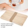 ANKROYU Wax Applicator Sticks, Wooden Epilation Wax Tool Hair, Wax Wood Body Hair Removal Sticks Applicator, Wood Craft Sticks for Hair Removal Eyebrow and Body view 3