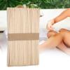 ANKROYU Wax Applicator Sticks, Wooden Epilation Wax Tool Hair, Wax Wood Body Hair Removal Sticks Applicator, Wood Craft Sticks for Hair Removal Eyebrow and Body view 4