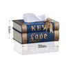 SwePer Paper Facial Tissue Box Cover Holder for Bathroom Vanity Countertops, Bedroom Dressers, Night Stands, Desks and Tables - Metal view 2