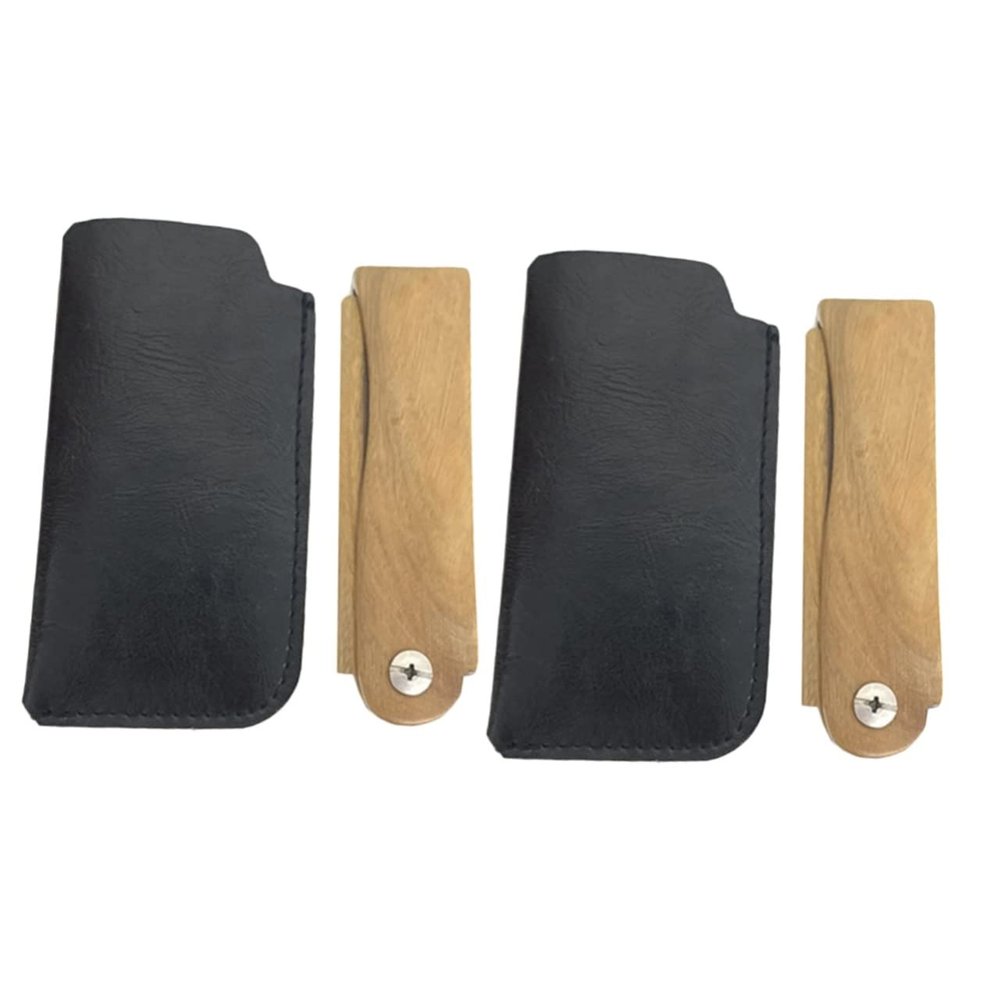 Beavorty 2 Sets Folding Beard Comb Case Household Hair Comb for Daily Use for Travel and Grooming