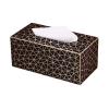 SwePer Tissue Box Tissue Box Creative Geometric Pattern Pumping Tissue Box Living Room Home Rectangular Tissue Box Holder Tissue Box Covers view 1