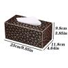 SwePer Tissue Box Tissue Box Creative Geometric Pattern Pumping Tissue Box Living Room Home Rectangular Tissue Box Holder Tissue Box Covers view 2
