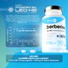 Berberine HCL with Patented Leo-HB Technology - Up to 3-Month Supply - 4X Enhanced Absorption - Berberis Aristata Extract - 90 Vegan Capsules - Made in France - Hexagon view 3