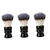 Didiseaon 3pcs Beard Brush Men Resin Handle Nylon Bristles Beard Cleaning Brush Portable Styling for Daily Use view 1