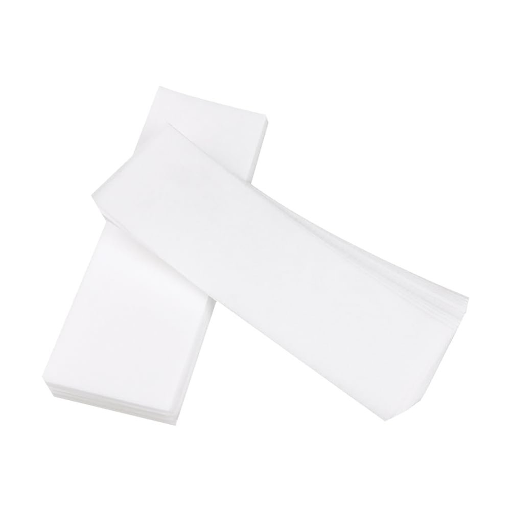300 Pcs Non Woven Waxing Strips Face Wax Strips Paper Hair Removal Waxing Strips Body Facial Wax Muslin Lip Eyebrow Hair Cleaning Tool for Women