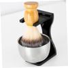 Mipcase 3pcs Shaving Brush Stand Beard Brush Acrylic Holder Desktop Display Holder view 2