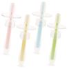 FRCOLOR 16pcs Silicone Toothbrush Suction Base Boy Girl Training Toothbrushes for Months Soft Bristles for Gentle Cleaning Ergonomic for Boy Girl view 4