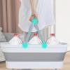 Hudhowks Cleaning Bucket, Dual Handles Mop Bucket With Wheels, Portable Large Capacity Cleaning Bucket, Multi-Purpose Rectangular Cleaning Bucket, Wash Bucket For Cleaning Mop view 2