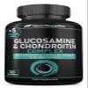 Glucosamine and Chondroitin High Strength Plus 5 Vitamins - 120 Complex Capsules 1,000mg (Providing 530mg Base) - Chondroitin 200mg - Added Turmeric, Ginger, Black Pepper, Vitamin C, B6, B1, D3 & B12 view 1