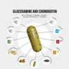Glucosamine and Chondroitin High Strength Plus 5 Vitamins - 120 Complex Capsules 1,000mg (Providing 530mg Base) - Chondroitin 200mg - Added Turmeric, Ginger, Black Pepper, Vitamin C, B6, B1, D3 & B12 view 4
