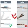 selcouth yyds Stainless Steel Nose Hair Scissors for Men Women Trimming Facial Hair Eyebrow Ear Hair view 4